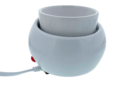 Wax Warmer - Aroma Glow™ - Zen Pot White