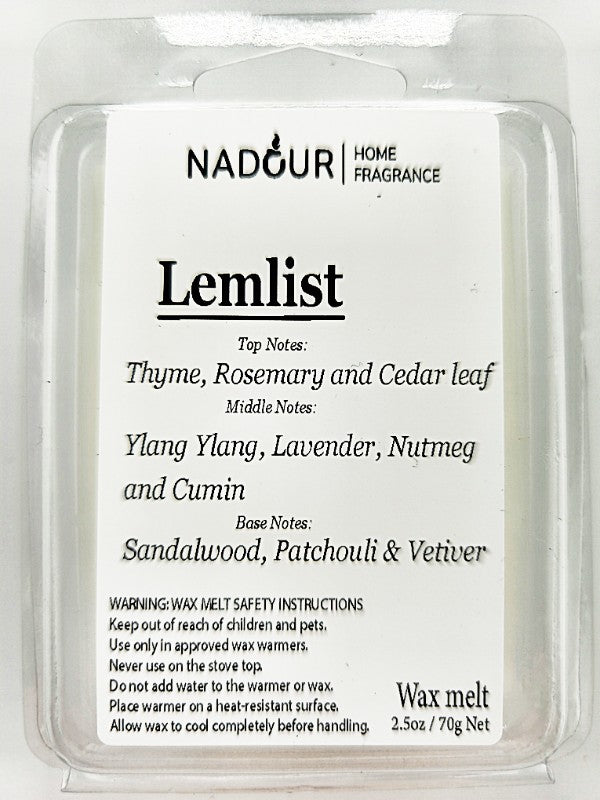 Lemlist (wax melt) 70g Net