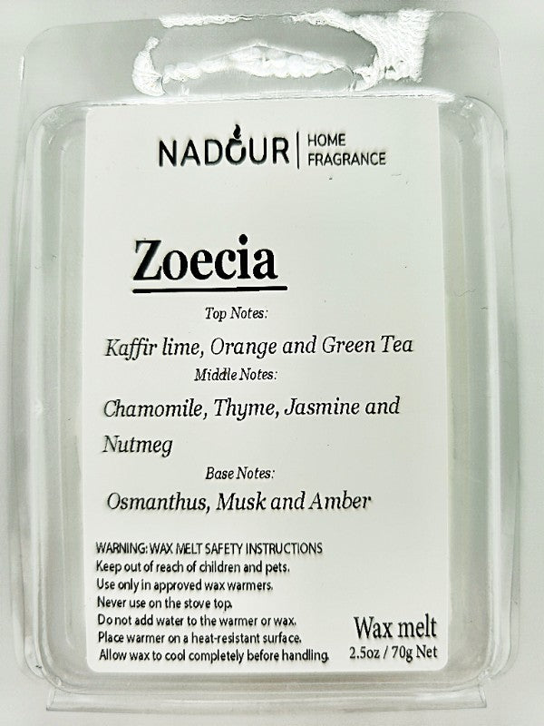 Zoecia (wax melt) 70g Net